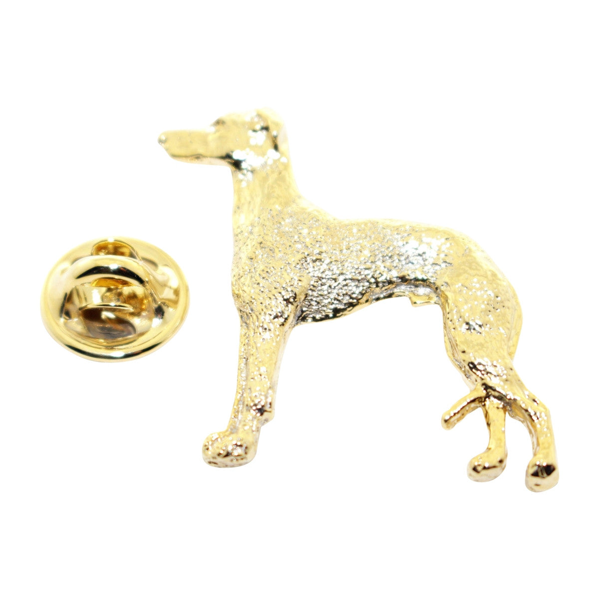 Greyhound Pin ~ 24K Gold ~ Lapel Pin ~ 24K Gold Lapel Pin ~ Sarah's Treats & Treasures
